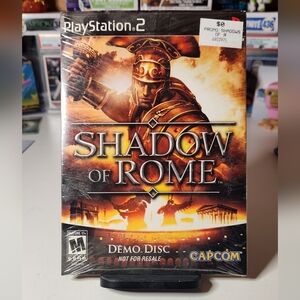 Shadow of Rome Demo Disc by Capcom - Orange, Gold, Black Artwork